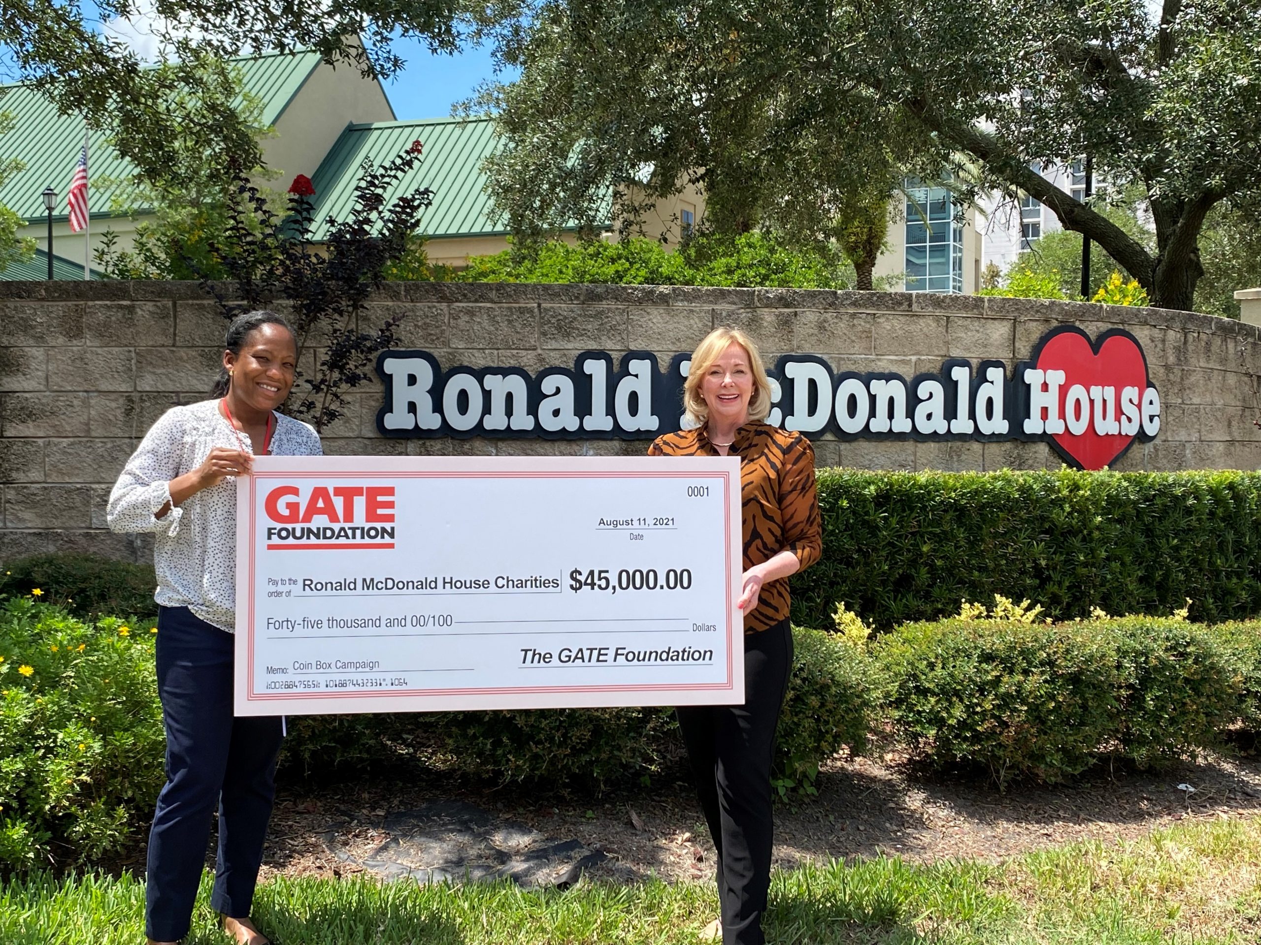 GATE Stores raise $45,000 for Ronald McDonald House Charities