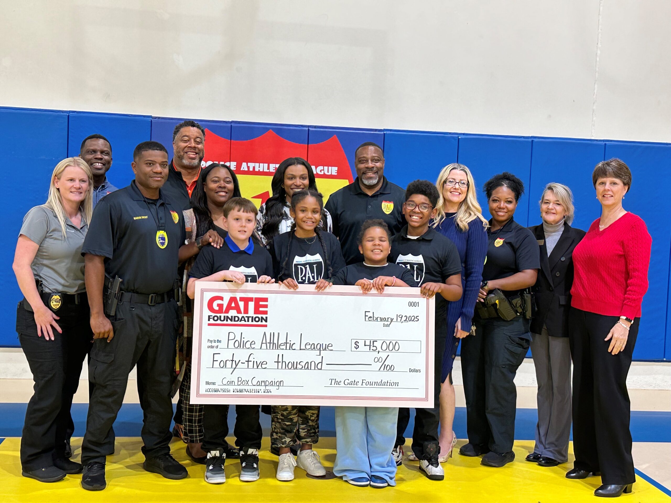 THE GATE FOUNDATION RAISES $45,000 FOR POLICE ATHLETIC LEAGUE OF JACKSONVILLE